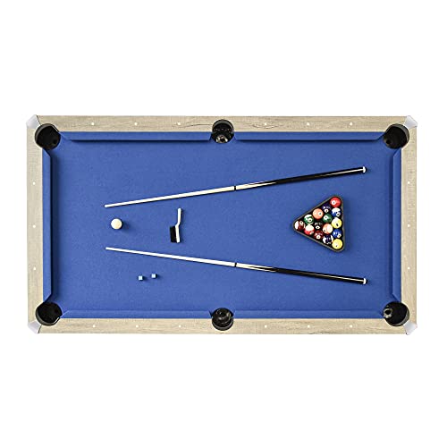 Hathaway Newport 7-ft Pool Table Combo Set with Benches Rustic Gray