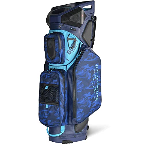 Sun Mountain 2023 Boom Cart Golf Bag - Navy Camo/Ocean