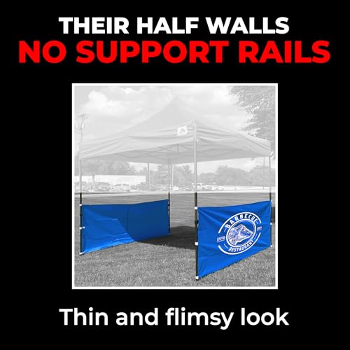 Dot4Dot Custom Canopy with Logo for 10x10 Pop Up Tent Heavy Duty