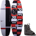 Hyperlite Motive Mens Wakeboard 134 W/Frequency Bindings Black/Red
