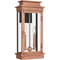 Quoizel Noelle Outdoor Wall Lantern 19 Inch 2-Light Aged Copper