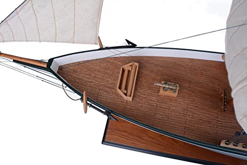 Old Modern Handicrafts Nemesis Ship Model Handcrafted Wood Multicolor