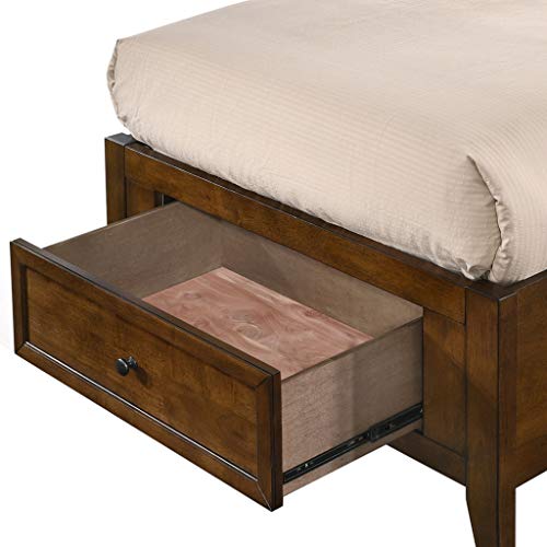 Carefree Home Furnishings Intercon San Mateo Youth Twin Storage Bedroom Set Tuscan Finish