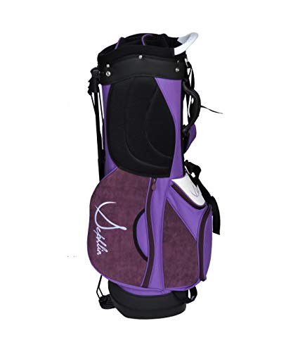 Sephlin - Sephlin Ultra Lite Womens Golf Bag 34" Stand Tall Pink White Purple Silver Gray