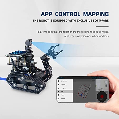 XiaoR Geek Jetson Nano AI Robot Kit with Arm and Touchscreen