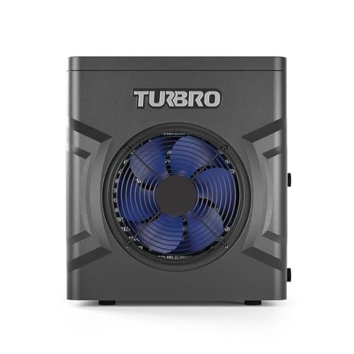 TURBRO Manatee M20 Swimming Pool Heat Pump 20,000 BTU Black
