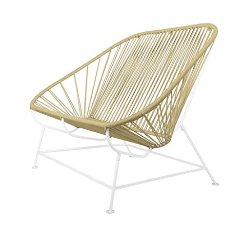 Innit Inlove Loveseat Ivory Weave on Copper Frame