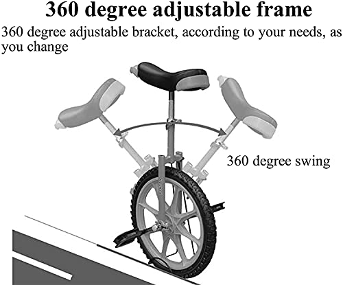 JINCAN 16-Inch Freestyle Unicycle with Anti-Skid Tires and Pedals