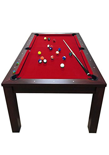 Simba USA Pool Table 7FT Model Vulcan Snooker Full Accessories Brown