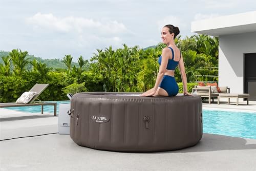 Bestway SaluSpa Dominica Smart EnergySense HydroJet Inflatable Hot Tub Spa Mousse