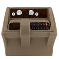 DeckMate Luxury Console with Premium Gauge and Switch Package Burlwood Gray/Blue/Charcoal