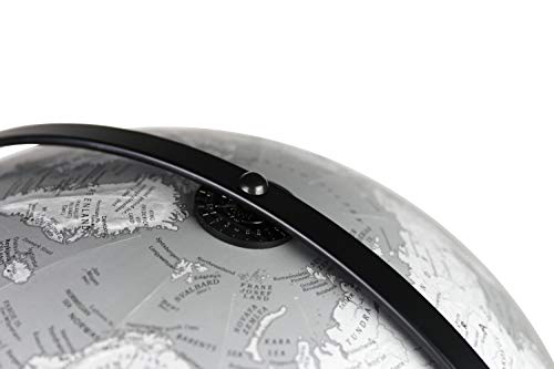 Replogle Willston 16" Gray Globe with Black Tripod Stand