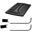 3G Universal 80" Black Roof Kit for Club Car DS Golf Carts 1976-1999