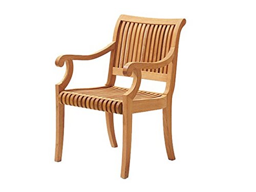 WholesaleTeak 7 Pc Luxurious Grade-A Teak Dining Set - 94" Double Extension Rectangle Table & 6 Giva Chairs Teak