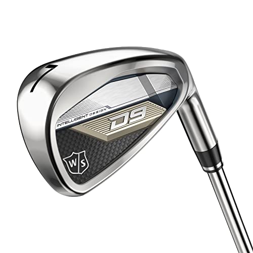 WILSON Staff D9 Iron Golf Set Men's Right Hand Steel Stiff Flex Gray
