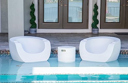 REZVANI FURNITURE STUDIO Tenjam Moon Chair Set of Two for Pool Lounge in Made-to-Order Colors