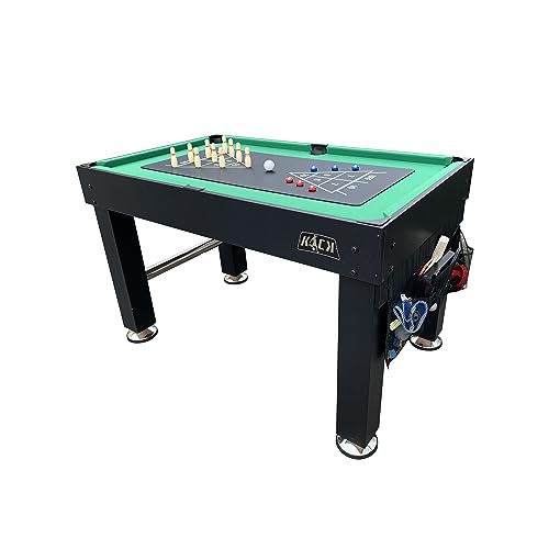 KICK Decagon 55" 10-in-1 Multi-Game Table Black