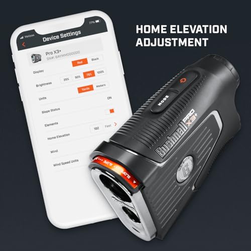 PlayBetter Bushnell Golf Pro X3+ Plus Golf Laser Rangefinder Bundle - Slope-Switch, Dual Display, PinSeeker with Visual JOLT, Accurate Readings - Includes PlayBetter Microfiber Towel & Extra Battery Rangefinder Bundle