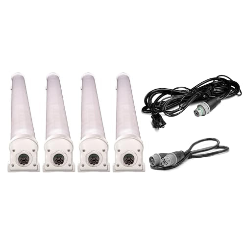 Faven R8 Under-Canopy LED Grow Light Bar 120 Watt 4-Pack White
