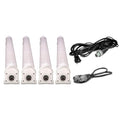 Faven R8 Under-Canopy LED Grow Light Bar 120 Watt 4-Pack White