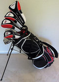 Power X Mens Custom Golf Set Tall Right Handed Stiff Flex Red/White/Black