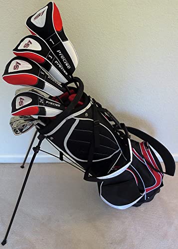 Power X Mens Custom Golf Set Tall Right Handed Stiff Flex Red/White/Black