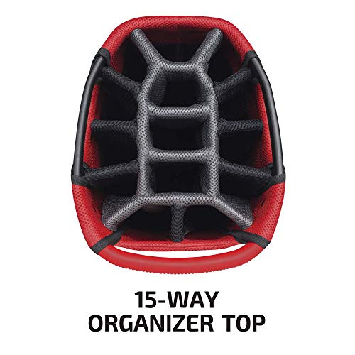 Bag Boy Chiller Hybrid Stand Bag Black/Charcoal/Red