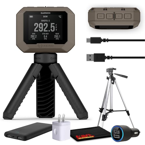 Garmin Xero C1 Pro Ballistic Precision Chronograph Bundle with Tripod and Accessories +Tripod+More