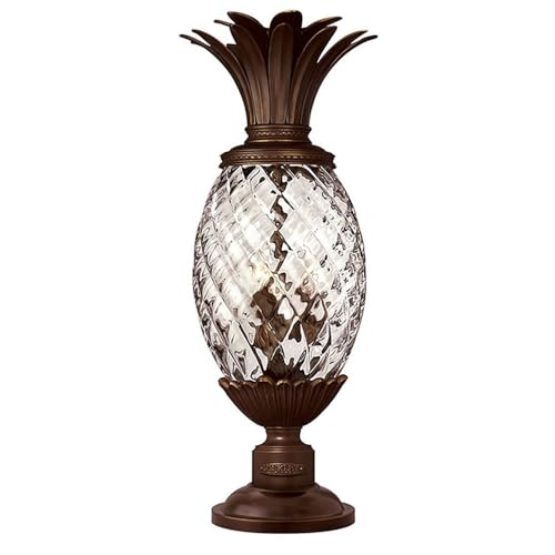 Hinkley Plantation Collection Three Light Outdoor Post Top/Pier Mount Copper Bronze