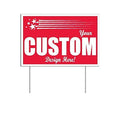 VictoryStore Custom Realtor Yard Signs Set of 2 - 12 x 18 Inches Full Color Printed 2 Sided with EZ Stakes