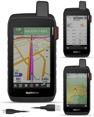 Wearable4U Garmin Montana 760i Rugged GPS Handheld Navigator Black