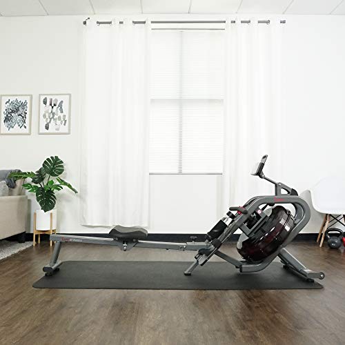 Sunny Health & Fitness Phantom Hydro Water Rowing Machine - SF-RW5910 Black