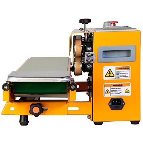 JORESTECH Industrial Continuous Band Sealer for Plastic & Laminated Bags CBS-630 Yellow
