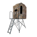 MUDDY Heavy-Duty Powder Coated Steel Hunting Blind with Insulated Fabric Walls and Silent Zipper System - Multi