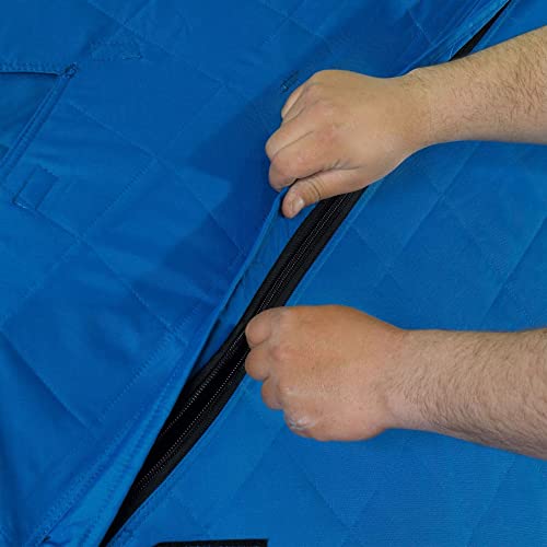 CLAM Portable Pop Up Ice Fishing Shelter Tent 11.5x11.5 Foot Multi