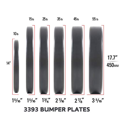 XMark Deadlift VOODOO Olympic Bar and 230 lb Set