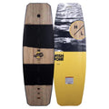 Hyperlite Wishbone Mens Wakeboard Wood/Yellow 134cm Multi