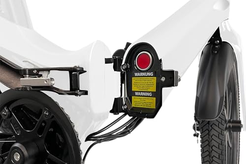 BLAUPUNKT Folding Electric Bike 350W Lightweight UL Certified 20 Inch White
