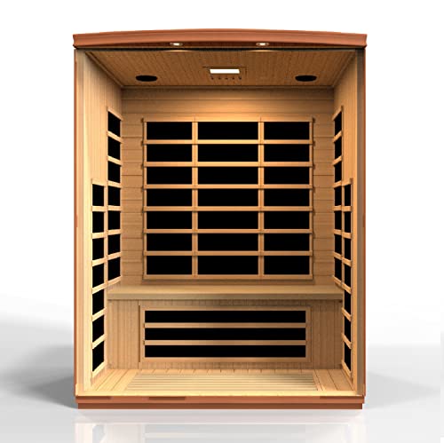 Dynamic Saunas Lugano 3-Person Low EMF FAR Infrared Sauna Carbon