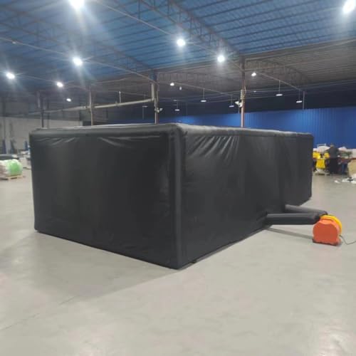 Alessia Cara Large Inflatable Haunted Maze Black (23.6x11.8x6.6ft with Blower)