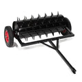 Titan Attachments 3 FT Tow-Behind Drum Spike Aerator with Wheel Kit