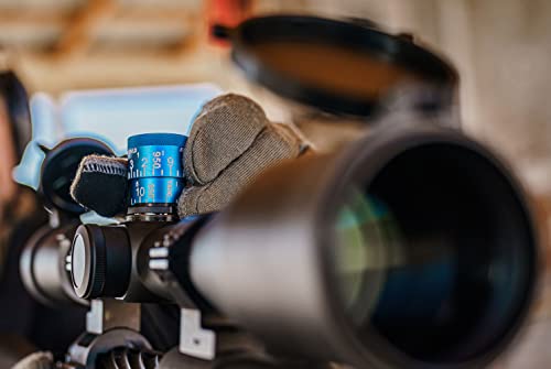 Huskemaw Optics Blue Diamond Series 5-20x50 Fogproof Waterproof Hunting Scope with HuntSmart Reticle Blue