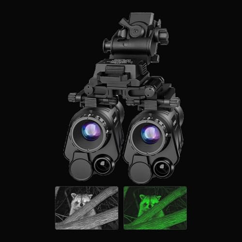GOYOJO NVG Night Vision Goggles Helmet Mounted 2K Black