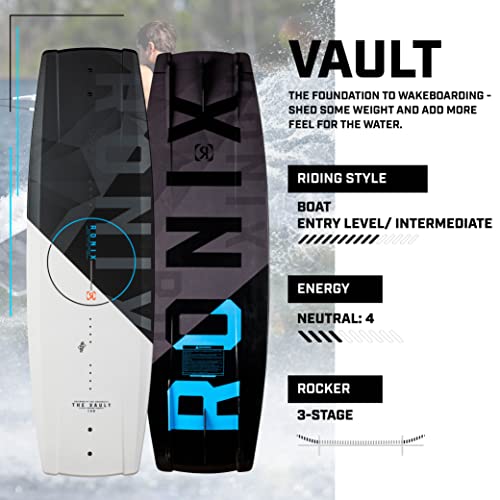 Ronix Vault Textured Wakeboard White/Black
