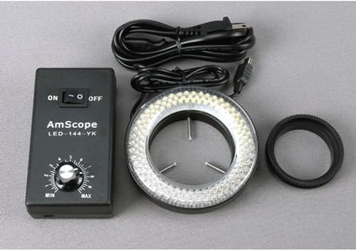 AmScope Digital Trinocular Stereo Zoom Microscope White