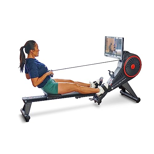 Echelon Foldable Magnetic Rowing Machine Black