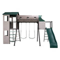 Lifetime Adventure Tunnel Swing Set Earthtone