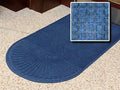 FloorGuard Heavy Duty All Purpose Entrance Mat Diamond 4' x 20' Blue