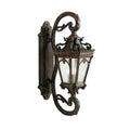 Bailey Street Home 4 Light Outdoor Wall Mount 37.75" Tall 14" Wide Londonderry Finish Clear