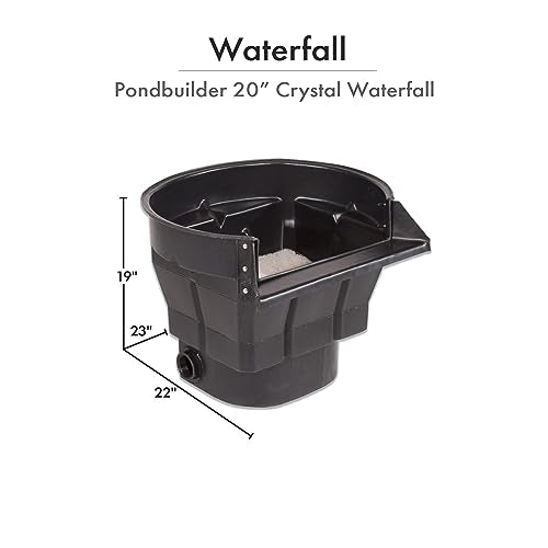 HALF OFF PONDS PondBuilder Crystal 4000 Complete Water Garden and Pond Kit with PVC Liner Black